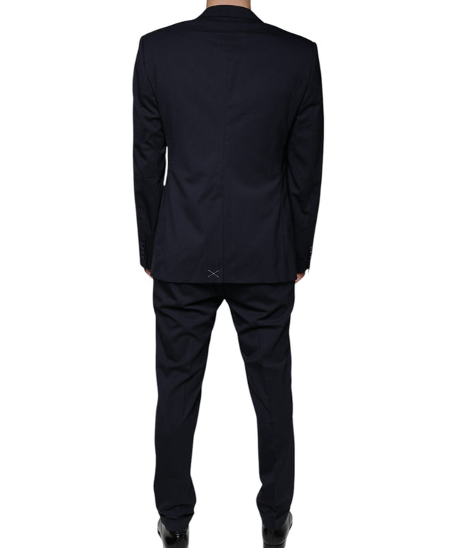 Dolce & Gabbana Dark Blue Formal Tuxedo 2 Piece Suit