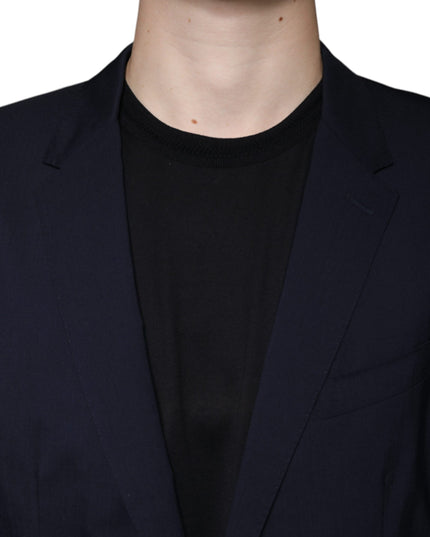 Dolce & Gabbana Dark Blue Formal Tuxedo 2 Piece Suit