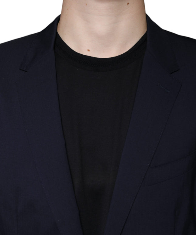 Dolce & Gabbana Dark Blue Formal Tuxedo 2 Piece Suit