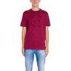 Armani Exchange Bordeaux Cotton T-Shirt