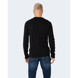 Armani Exchange Black Cotton Long Sleeve T-Shirt