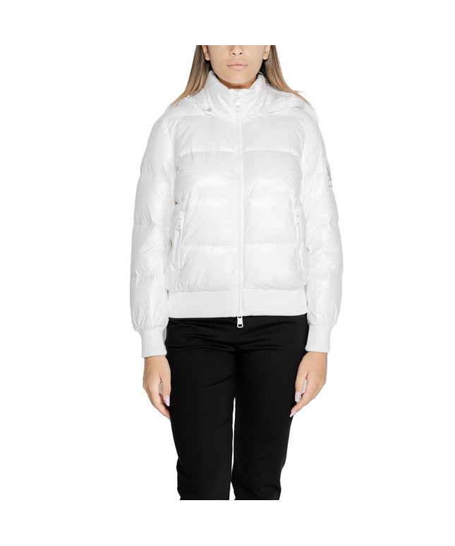 Armani Exchange White Polyamide Jackets & Coat