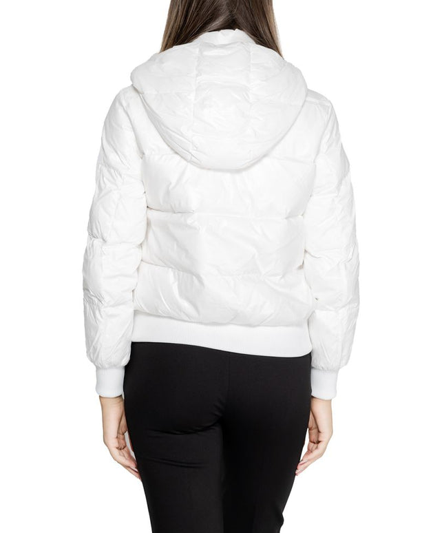 Armani Exchange White Polyamide Jackets & Coat
