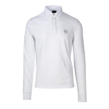 Armani Exchange White Cotton Long Sleeve