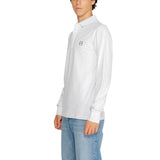 Armani Exchange White Cotton Long Sleeve