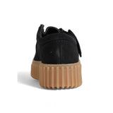 Clarks Black Suede Leather Platform