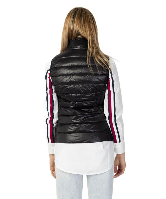 Armani Exchange Black Polyester Sleveless Jacket