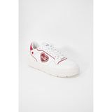 Love Moschino Red Polyethylene Low Top Sneakers