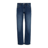 Armani Exchange Blue Cotton Skinny Jeans