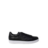 EA7 Emporio Armani Black And White Polyethylene Low Top Sneakers