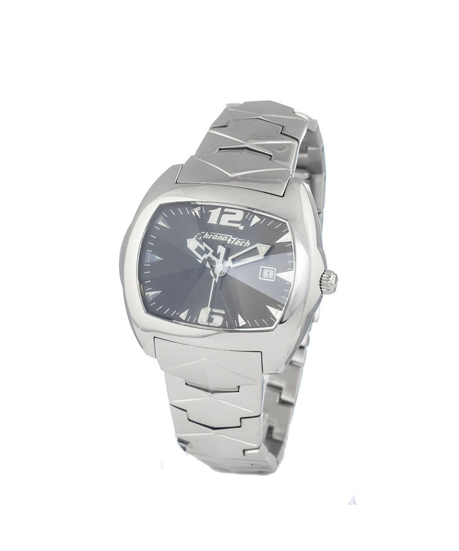 Chronotech Silver Stainless Steel Watch