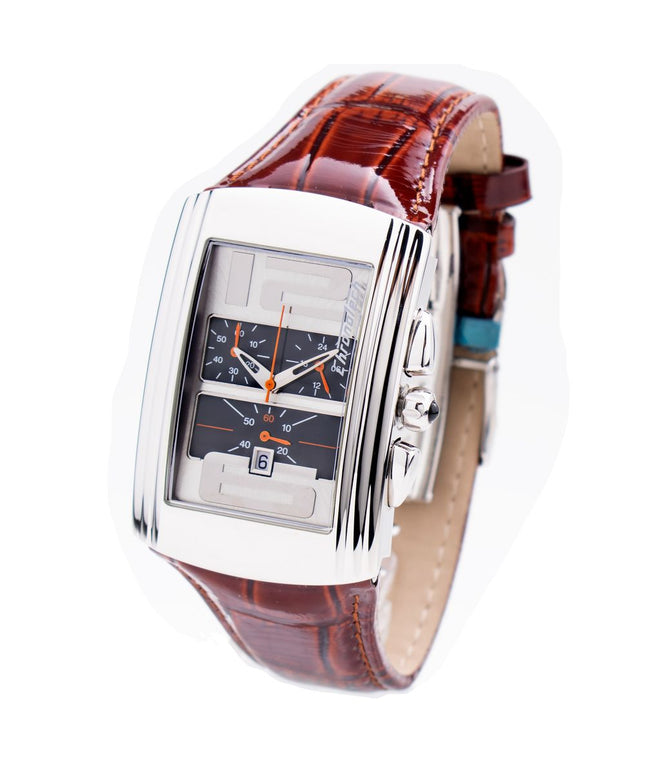 Chronotech Brown Leather Watch
