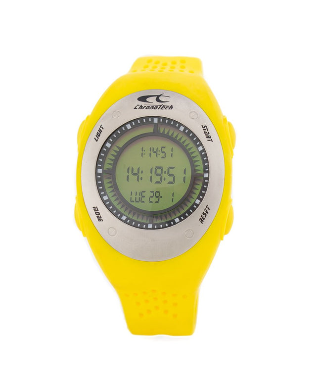 Chronotech Yellow Rubber Watch