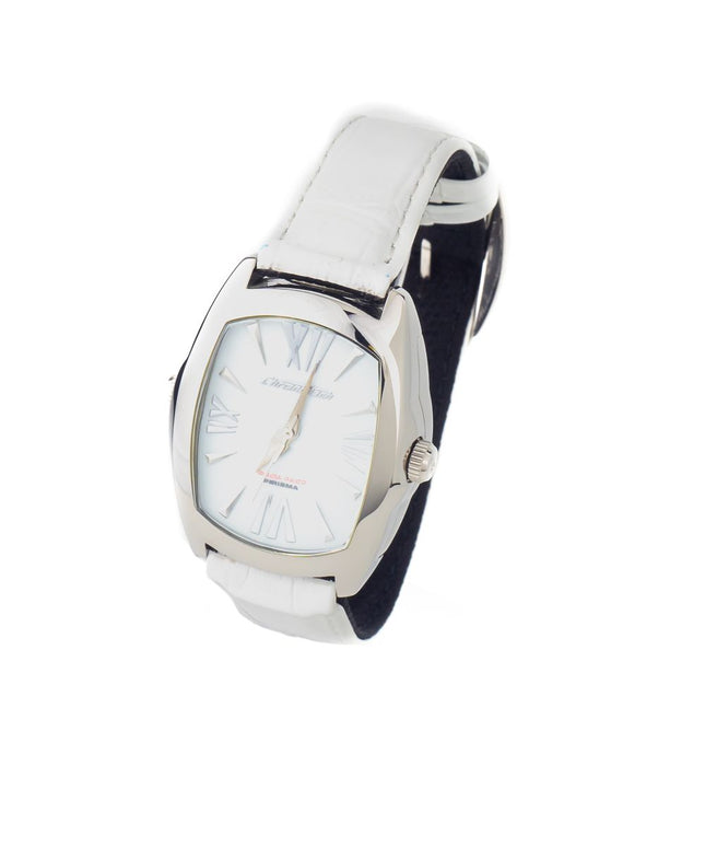 Chronotech Black Leather Watch