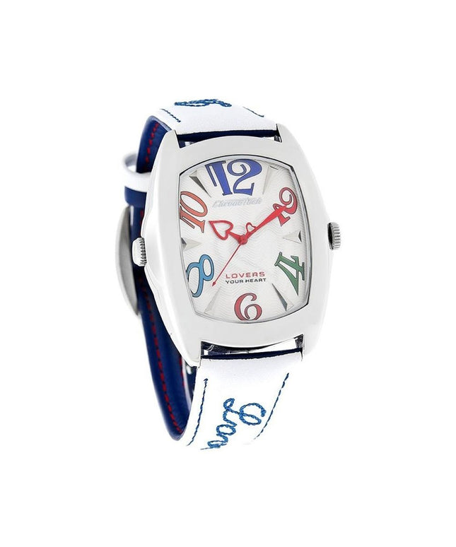 Chronotech Blue Leather Watch