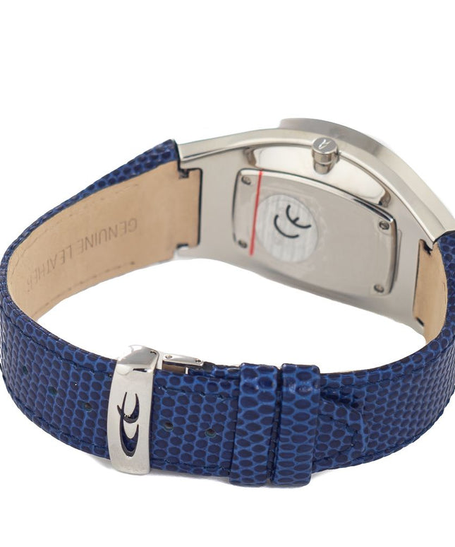 Chronotech Blue Leather Watch