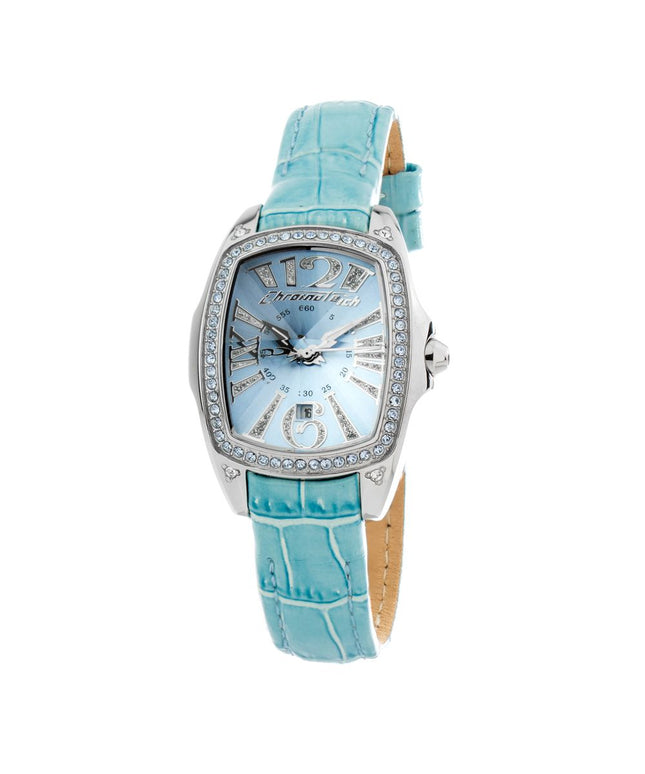 Chronotech Blue Leather Watch