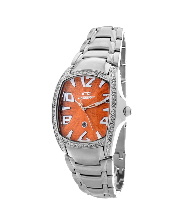 Chronotech Silver Stainless Steel Watch