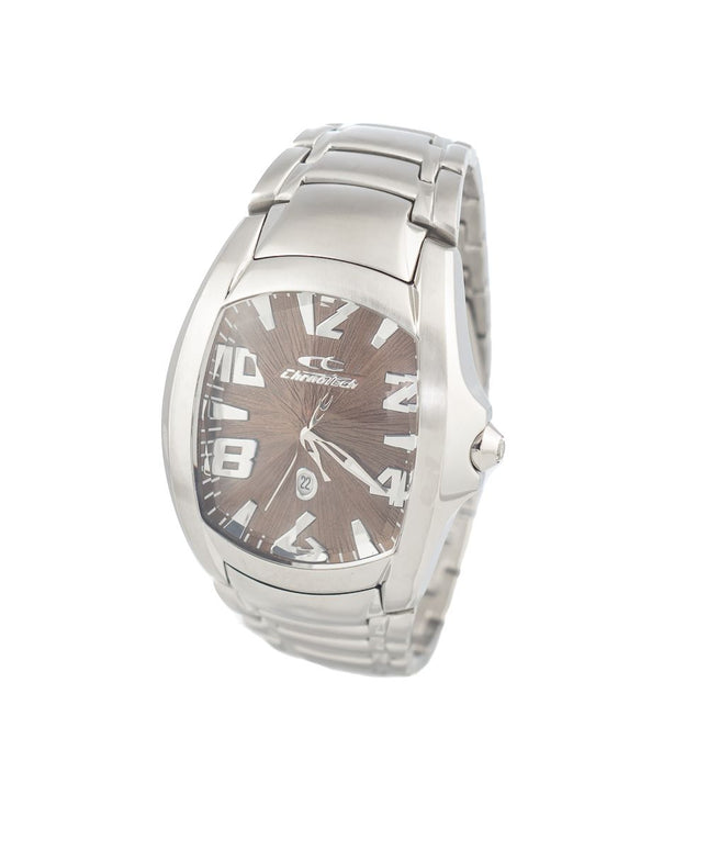 Chronotech Silver Stainless Steel Watch