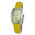 Chronotech Yellow Leather Watch
