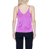 Vila Clothes Pink Polyester Top