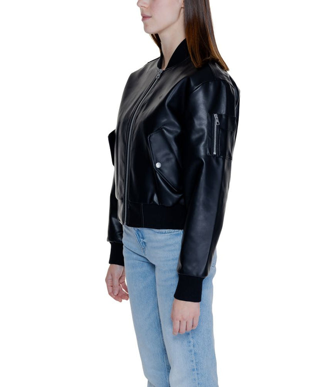 Calvin Klein Jeans Black Polyethylene Jackets & Coat