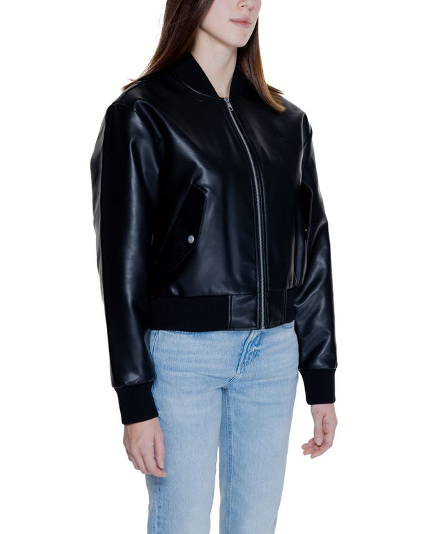 Calvin Klein Jeans Black Polyethylene Jackets & Coat