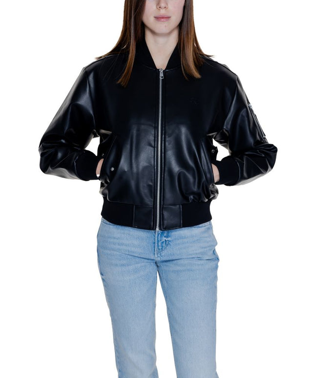 Calvin Klein Jeans Black Polyethylene Jackets & Coat