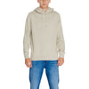 Calvin Klein Jeans Beige Recycled Cotton Hoody