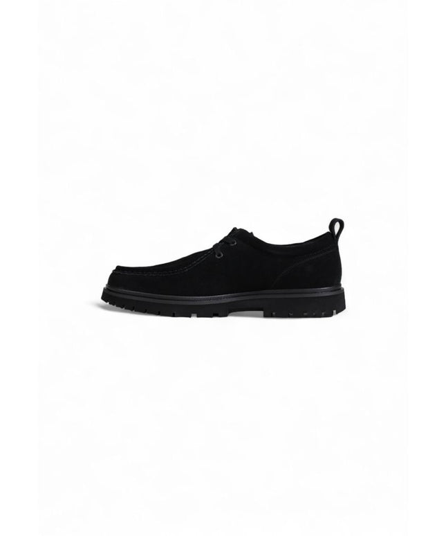 Calvin Klein Jeans Black Suede Leather Oxfords And Derby