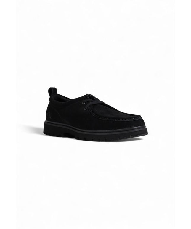 Calvin Klein Jeans Black Suede Leather Oxfords And Derby