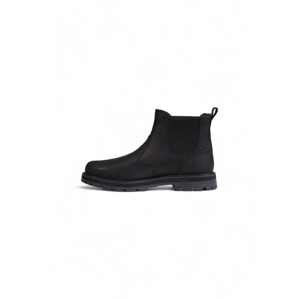 Timberland Black Nubuc Leather Boot