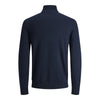 Jack Jones Blue Cotton Turtleneck