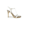 Guess White Leather High Heel