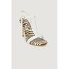 Guess White Leather High Heel