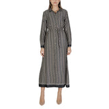 Only Black Recycled Polyester Long