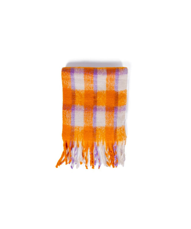 Only Orange Polyester Scarf