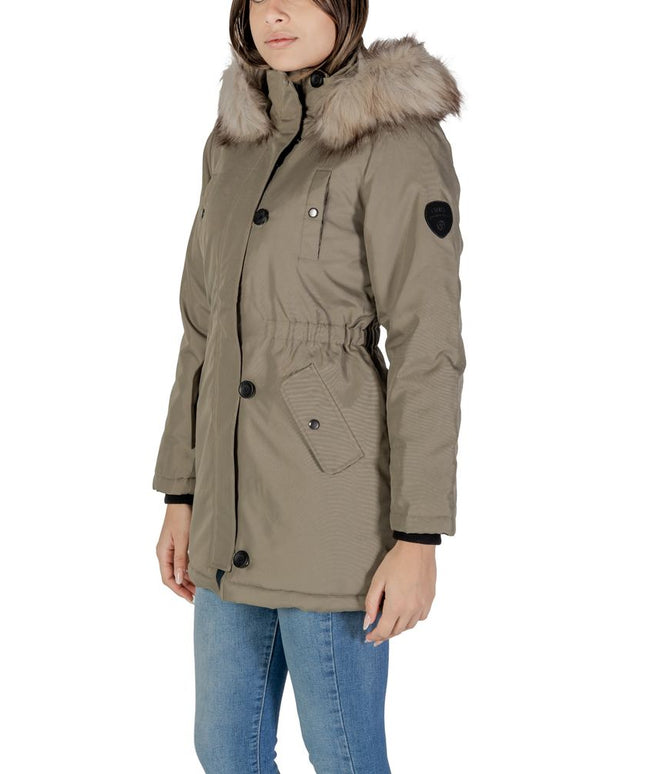 Only Green Polyester Parka