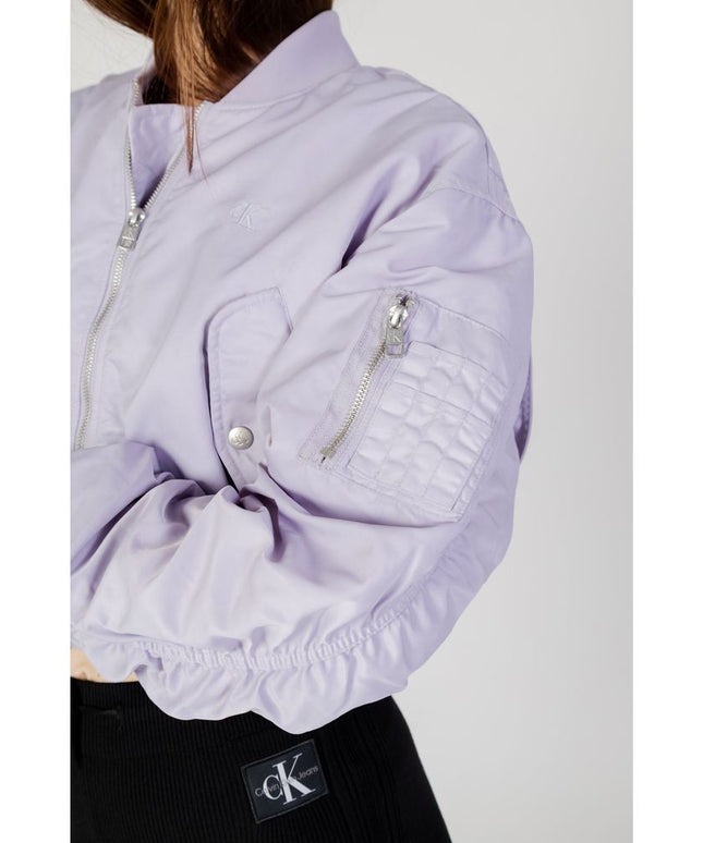Calvin Klein Jeans Purple Polyamide Jackets & Coat