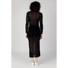 Calvin Klein Jeans Black Marabou Long