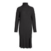 Vila Clothes Gray Nylon Midi