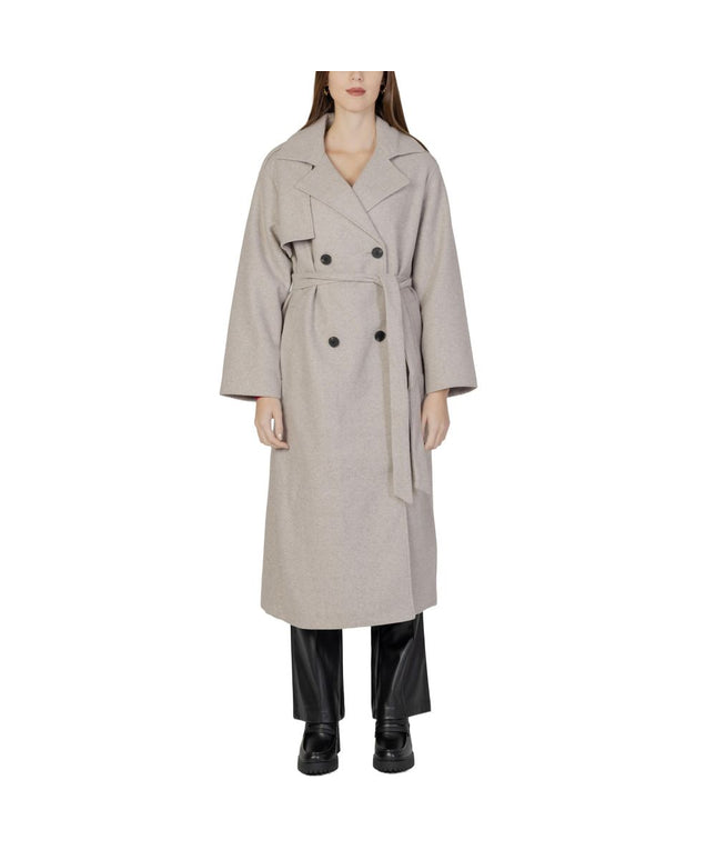 Only Beige Polyester Coat