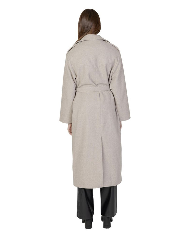 Only Beige Polyester Coat
