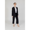 Sandro Ferrone Black Polyester Blazer