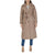 Vila Clothes Beige Polyester Coat