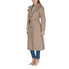 Vila Clothes Beige Polyester Coat