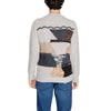Gianni Lupo Beige Marabou Sweater