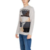 Gianni Lupo Beige Marabou Sweater