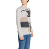 Gianni Lupo Beige Marabou Sweater