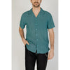 Gianni Lupo Turquoise Viscose Shortsleeve